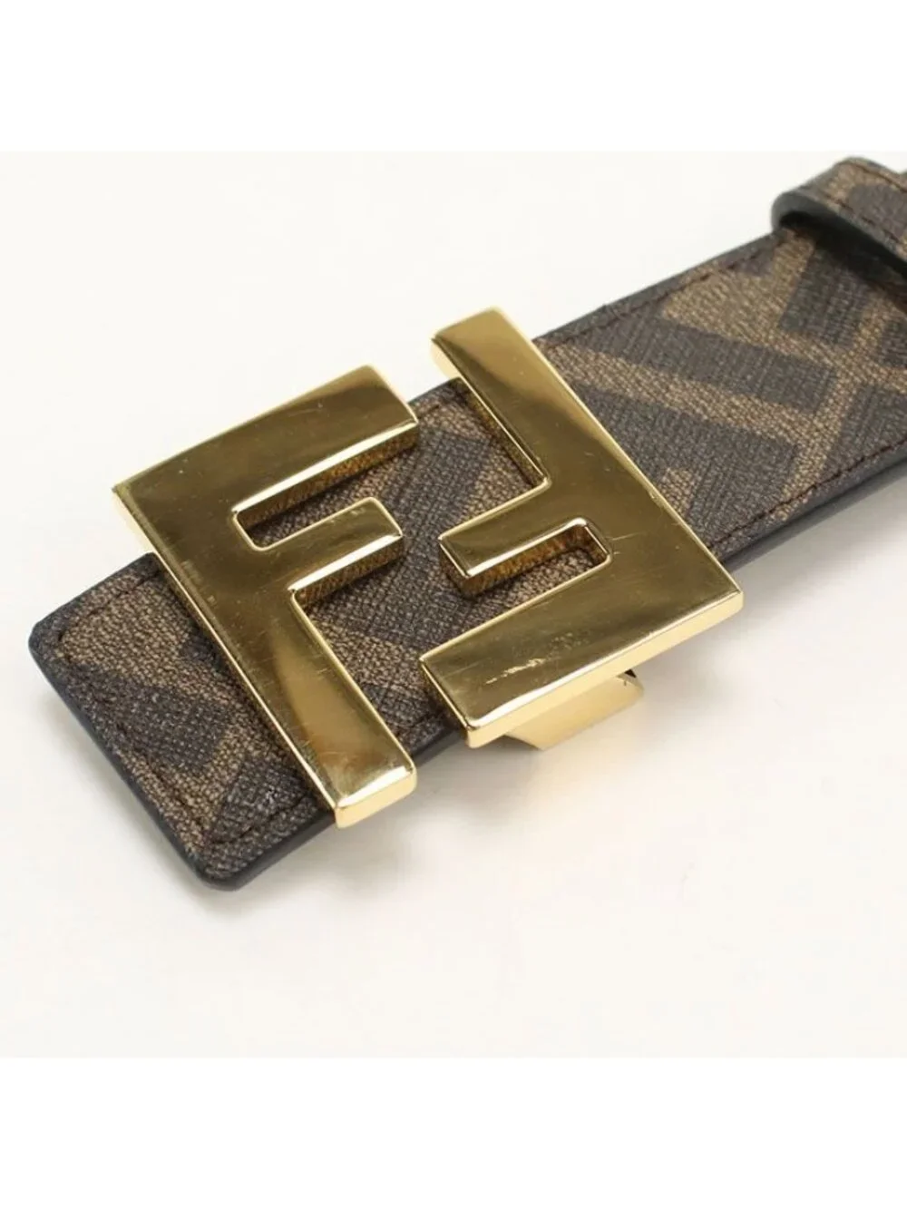 Fendi FF Square Belt Zucca Calf
